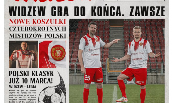 Nowa, LIMITOWANA koszulka Widzewa Łódź!