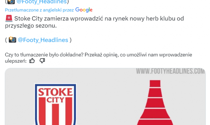 Tak może wyglądać NOWY HERB Stoke City O.o