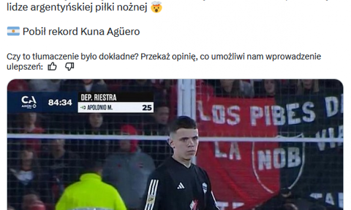 REKORD AGUERO POBITY! Oto nowy NAJMŁODSZY debiutant w lidze argentyńskiej, który ma... O.o