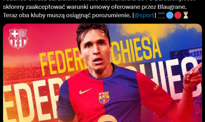 HIT! Oto ma być NOWY SKRZYDŁOWY Barcelony!