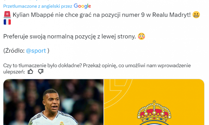 ''BUNT'' Kyliana Mbappe w Realu! Francuz NIE CHCE JUŻ GRAĆ jako 9, a chce...