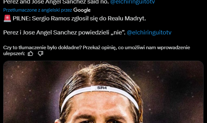 HIT! Legenda sama ZGŁOSIŁA SIĘ do Realu Madryt, ale... KRÓLEWSCY NIE CHCĄ TEGO OBROŃCY!