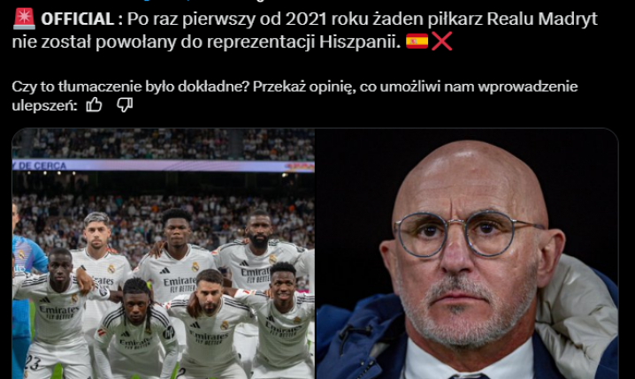 PIERWSZA OD 3 LAT taka sytuacja związana z Realem Madryt w reprezentacji Hiszpanii! O.o