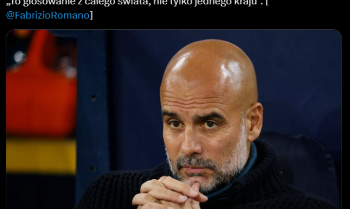 Pep Guardiola nt. ZŁOTEJ PIŁKI dla Viniciusa!