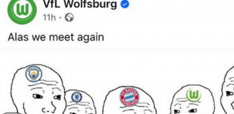 Taki post wrzucił Wolfsburg po ODPADNIĘCIU Bayernu z Realem!