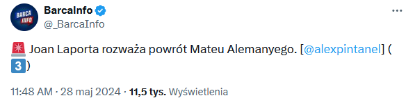 HIT! Joan Laporta rozważa WIELKI POWRÓT do Barcelony!