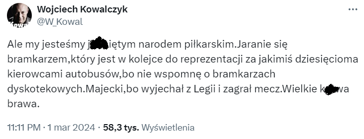 ODPALONY KOWAL ostro nt. zachwytów nad Radosławem Majeckim xD