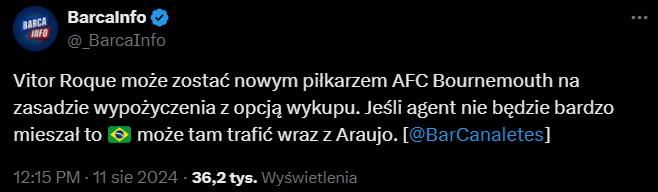 Vitor Roque może trafić do PREMIER LEAGUE! Chce go wypożyczyć...