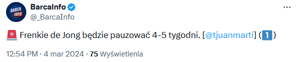 Tak długo będzie PAUZOWAŁ Frenkie de Jong!