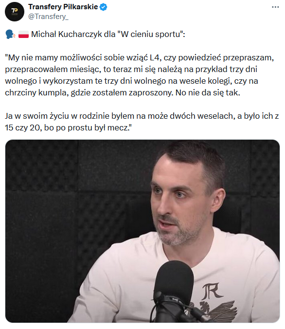 Michał Kucharczyk nt. PRACY PIŁKARZA xD