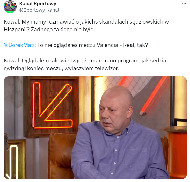 Dlatego Kowal twierdzi, że ŻADNEGO SKANDALU SĘDZIOWSKIEGO NIE BYŁO xD