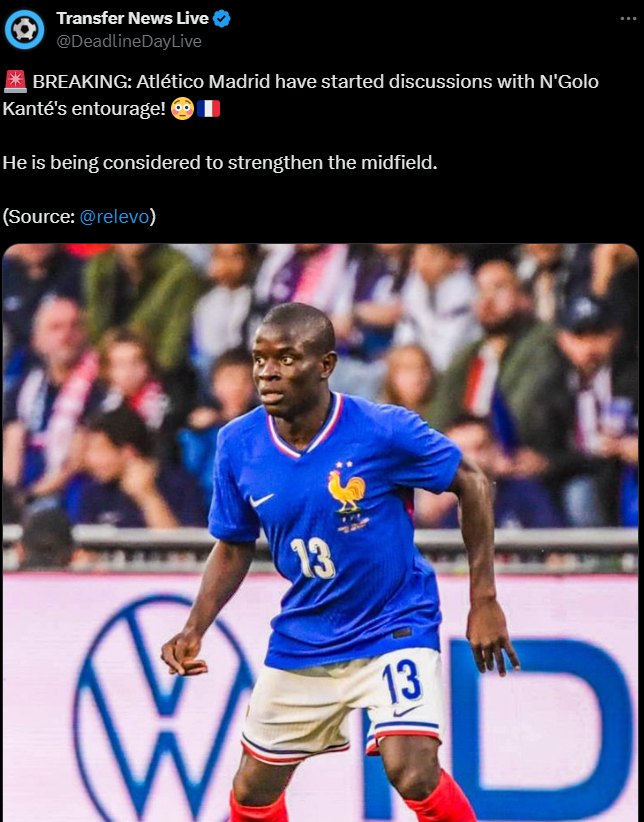 N'Golo Kante może wrócić do Europy! Chce go GIGANT LA LIGA!