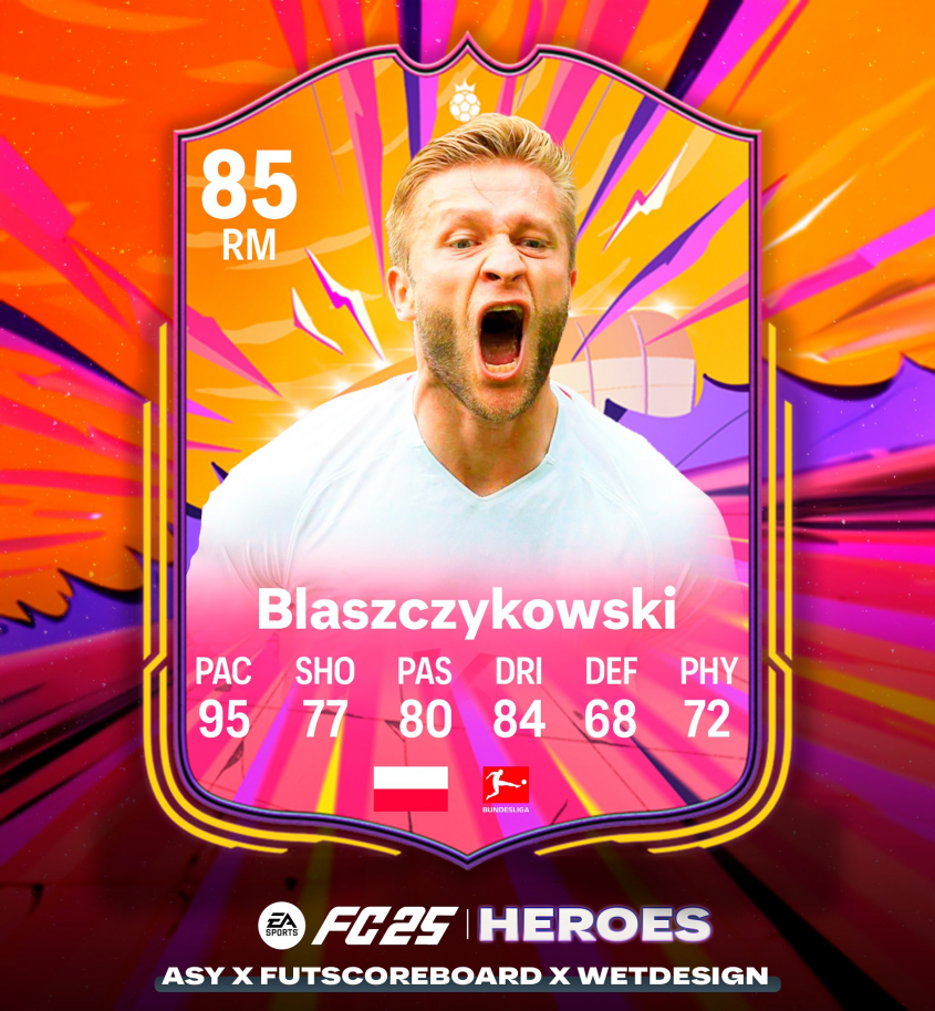 Tak ma wyglądać KARTA HERO Jakuba Błaszczykowskiego w grze EA Sports FC 25! <3