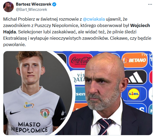 Ten piłkarz Puszczy Niepołomice MOŻE DOSTAĆ POWOŁANIE do reprezentacji Polski!