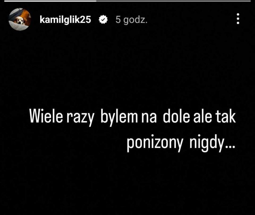 IG STORIES Kamila Glika po ostatnim meczu Cracovii w tym sezonie O.o