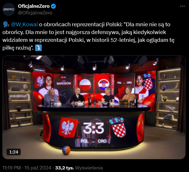 Tak Kowal PODSUMOWAŁ obronę reprezentacji Polski :D