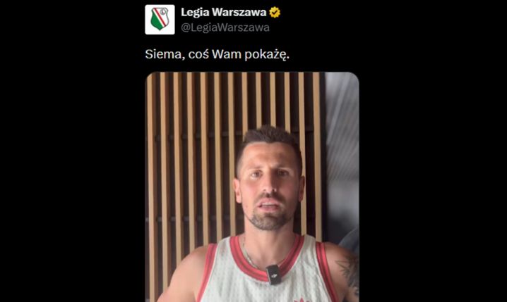 Taki FILMIK wrzuciła Legia po golu Pawła Wszołka xD [VIDEO]
