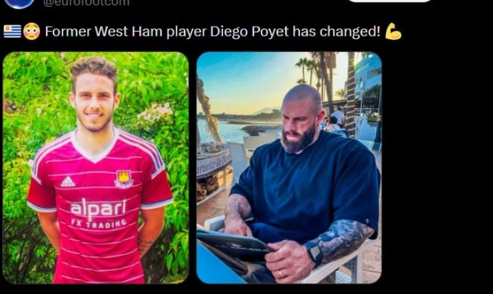 WOW! Tak teraz wygląda były piłkarz West Hamu, Diego Poyet!