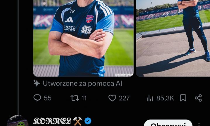 MISTRZOWSKA ODPOWIEDŹ kibica pod wpisem Rakowa o ''PATRZENIU TYLKO W GÓRĘ'' xD