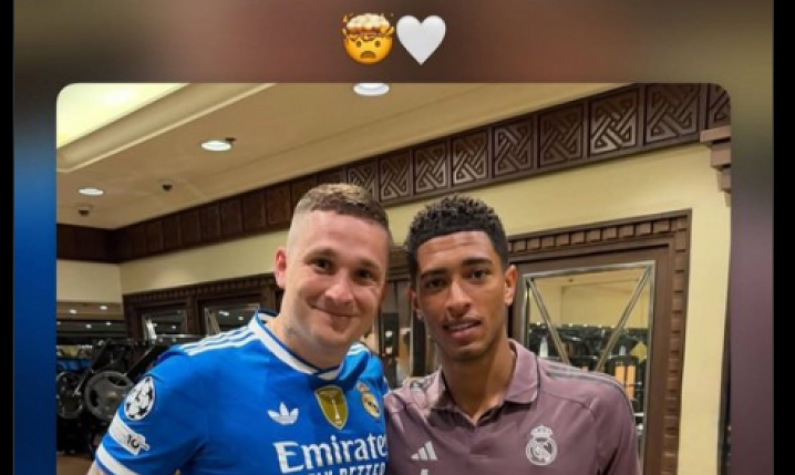 Bellingham UDOSTĘPNIŁ ZDJĘCIE z fanem z Polski, który... GO SOBIE WYTATUOWAŁ!