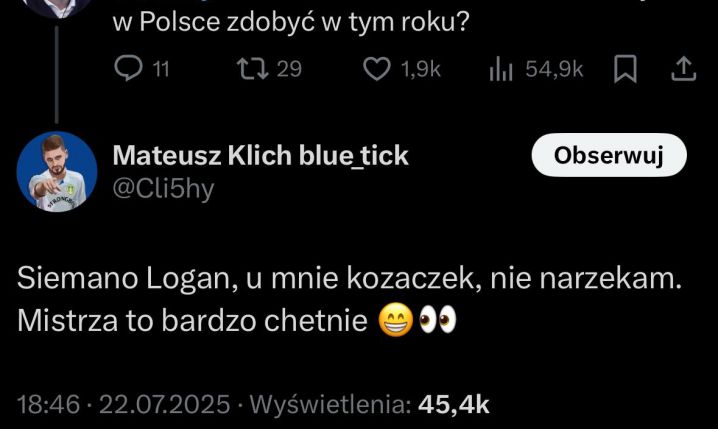 Mateusz Klich ODPOWIADA na tweeta Parisa Platynova xD