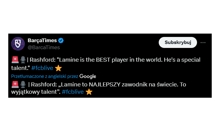 NAJLEPSZY piłkarz świata według Marcusa Rashforda!