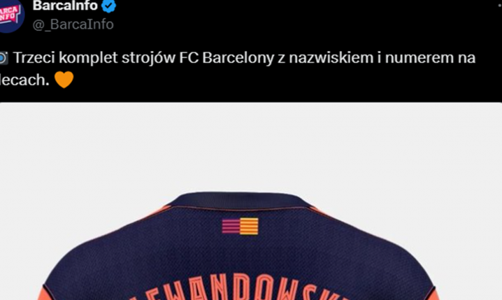 Tak wygląda tył TRZECICH KOSZULEK Barcy na ten sezon!