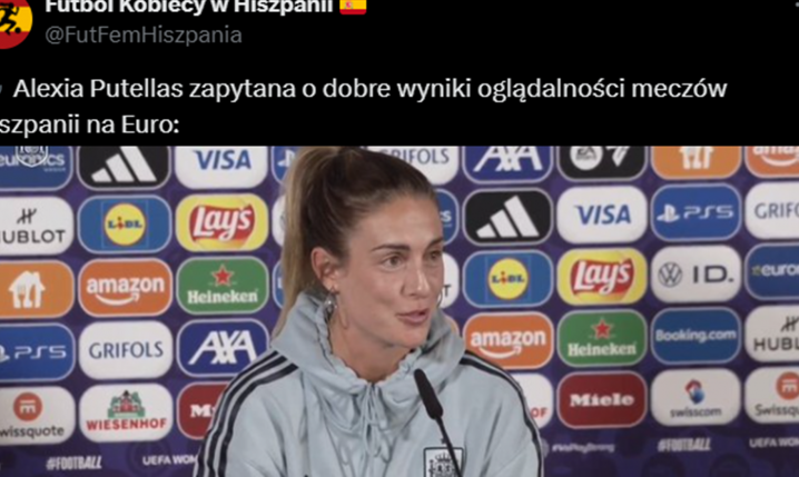 Alexia Putellas nt. DOBREJ OGLĄDALNOŚCI meczów reprezentacji Hiszpanii kobiet xD