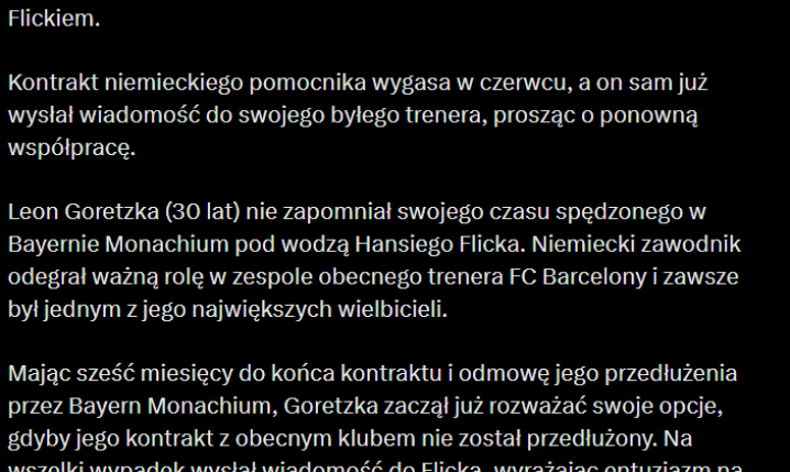 HIT! Były podopieczny Flicka ZGŁOSIŁ SIĘ DO NIEGO i chce znowu z nim pracować!