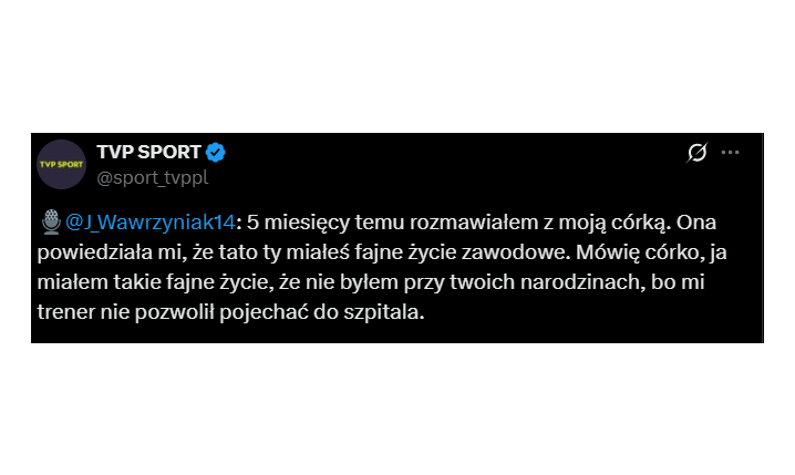 Jakub Wawrzyniak nt. swojej niedawnej ROZMOWY z córką o swojej karierze!