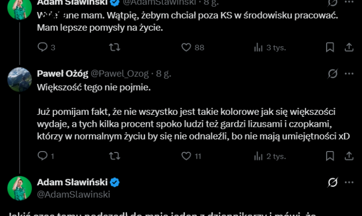 Adam Sławiński zdradza jaką ''PROŚBĘ'' dostał niedawno od innego dziennikarza xD