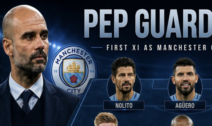 Tak wyglądała PIERWSZA XI Pepa Guardioli po przejęciu Manchesteru City :D