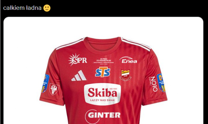 Oto KOSZULKA CHOJNICZANKI na dzisiejszy mecz w PP xD