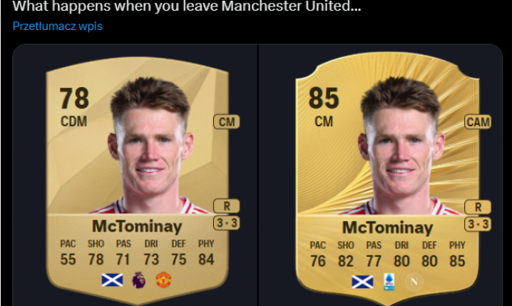 Scott McTominay i jego PRZEMIANA po odejściu z Man United xD