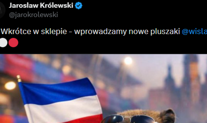 Wisłą Kraków wprowadzi do sprzedaży TAKIE OTO KLUBOWE MASKOTKI xD