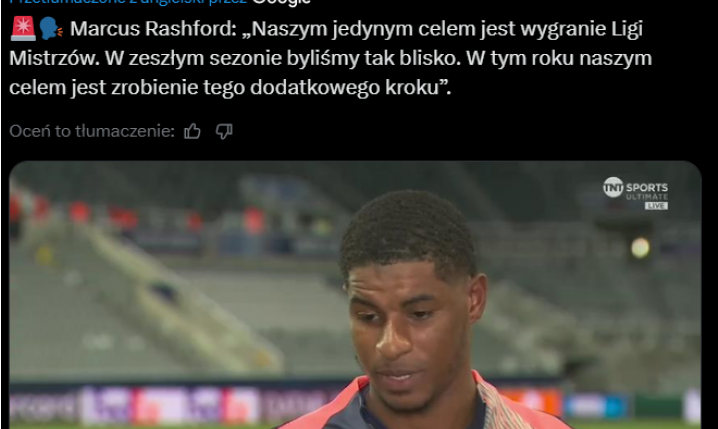 CEL Barcelony na ten sezon według Marcusa Rashforda!
