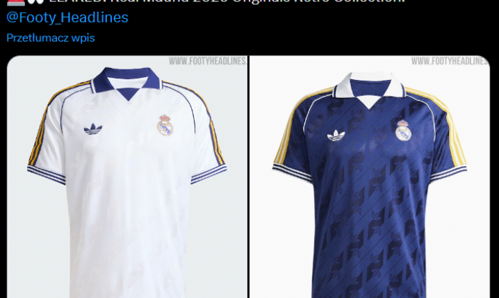 Tak mają wyglądać RETRO KOSZULKI Realu Madryt!