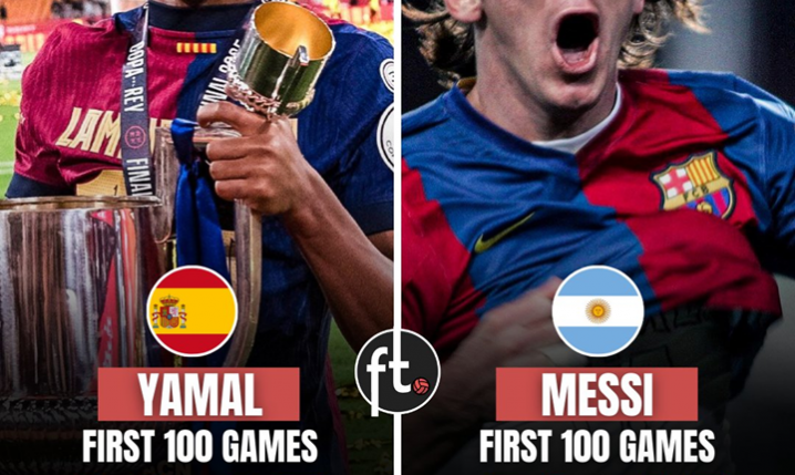Pierwsze 100 meczów w Barcelonie: Yamal vs. Messi [PORÓWNANIE]