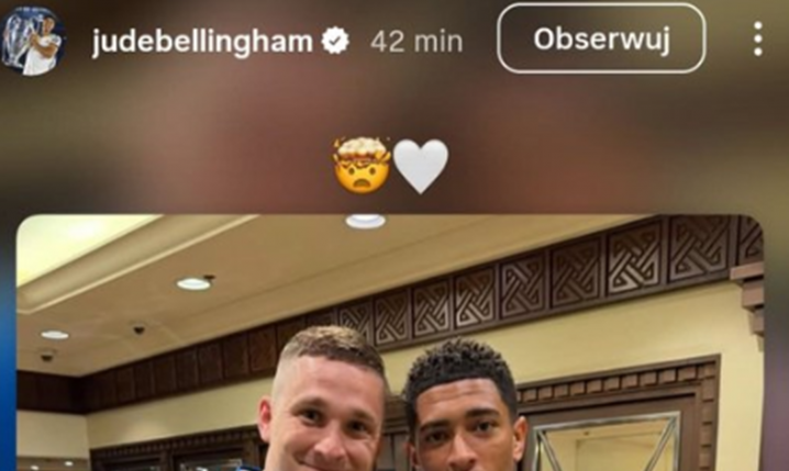 Bellingham UDOSTĘPNIŁ ZDJĘCIE z fanem z Polski, który... GO SOBIE WYTATUOWAŁ!