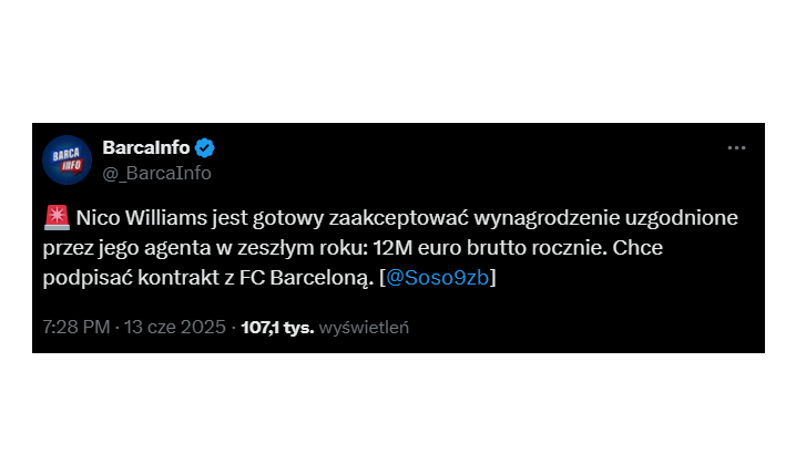 Ta GWIAZDA znowu chce TRANSFERU do Barcelony!