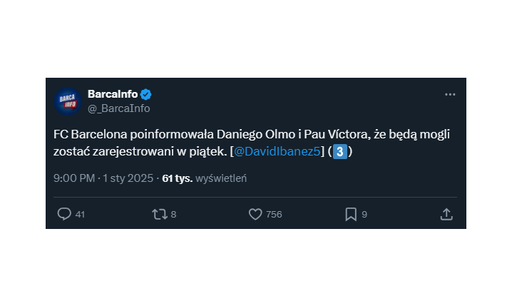 WIADOMOŚĆ Barcelony do Daniego Olmo i Pau Victora...