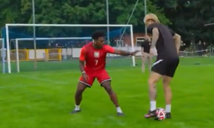 Tak Tymoteusz Puchacz chciał OKIWAĆ Speeda na boisku xD [VIDEO]
