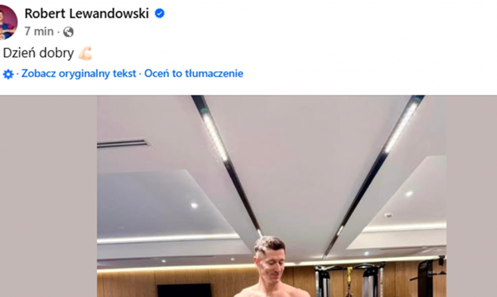 Poświąteczna FORMA Roberta Lewandowskiego!