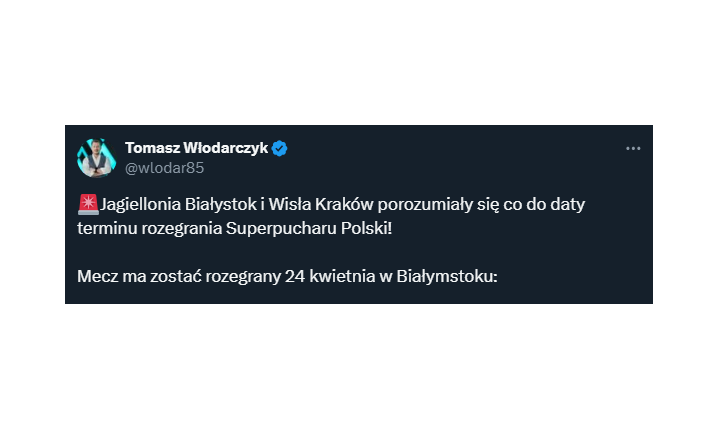 JEST POROZUMIENIE! Znamy datę i miejsce rozegrania Superpucharu Polski!