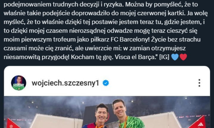 Wojtek Szczęsny ZABRAŁ GŁOS po finale i czerwonej kartce!