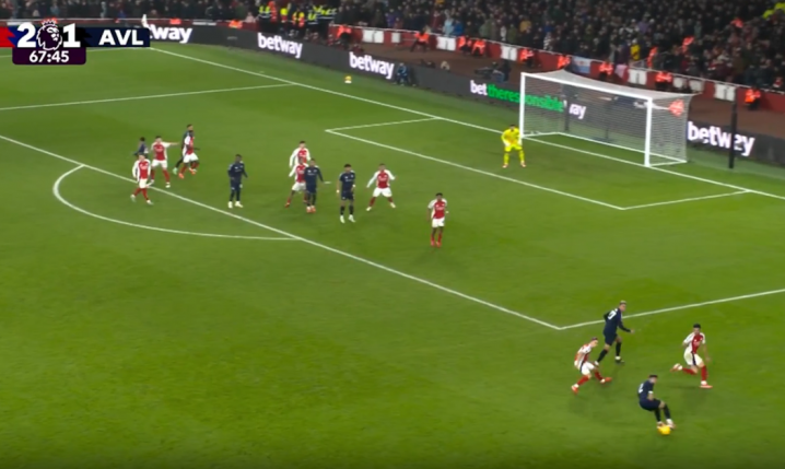 ASYSTA Matty'ego Casha przy golu na 2-2 z Arsenalem! [VIDEO]