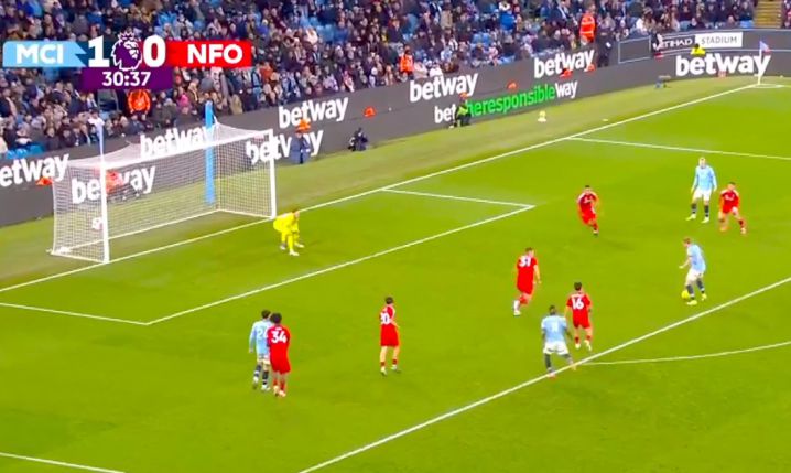 De Bruyne STRZELA GOLA na 2-0 z Nottingham! [VIDEO]