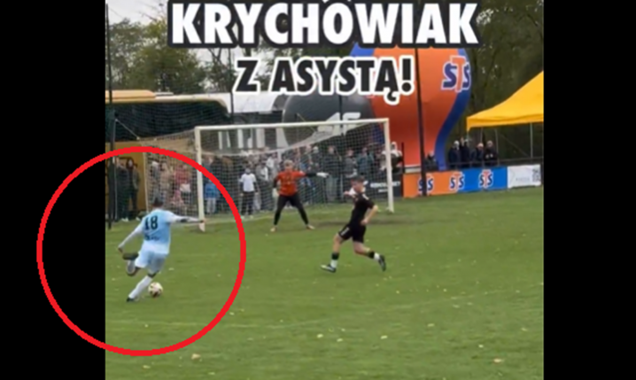 Grzegorz Krychowiak z ASYSTĄ w debiucie w Mazurze Radzymin! [VIDEO]