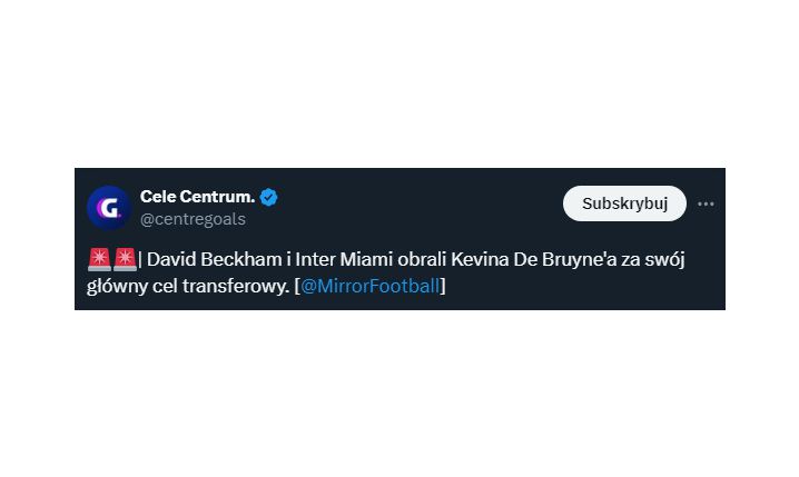 Główny CEL TRANSFEROWY Interu Miami!