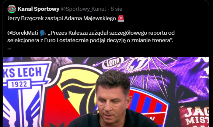 WPIS Zbigniewa Bońka po wyborze Jerzego Brzęczka na selekcjonera kadry U21 xD